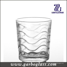 Waved Clear Water Glass Cup